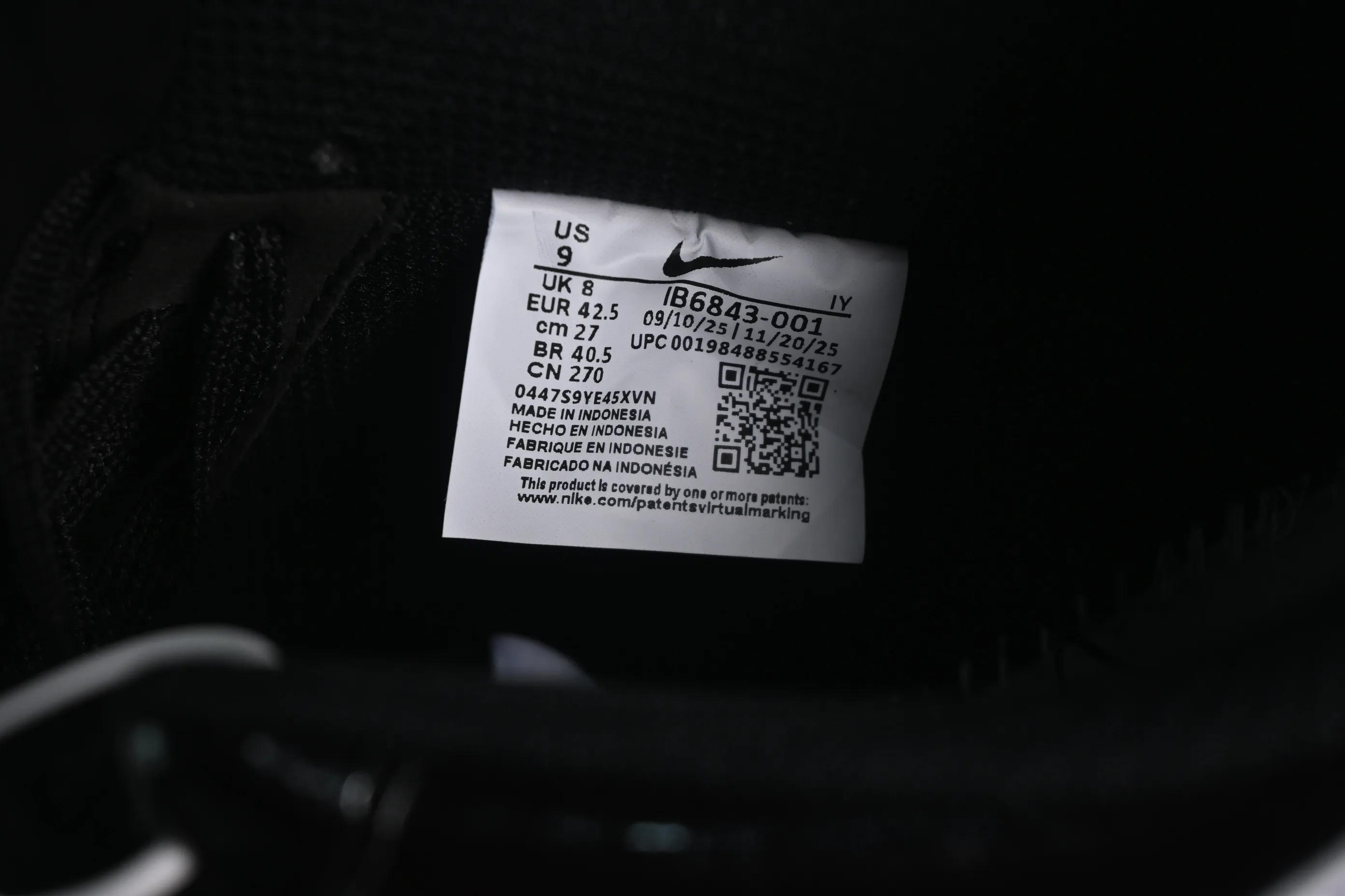 All categories Nk Air Force 1 Air Force series Nk Air Force 1 Low Air Force low-top Nike Air Force 1'07 Low Air Force 1 low-top casual sneakers IB6843-001